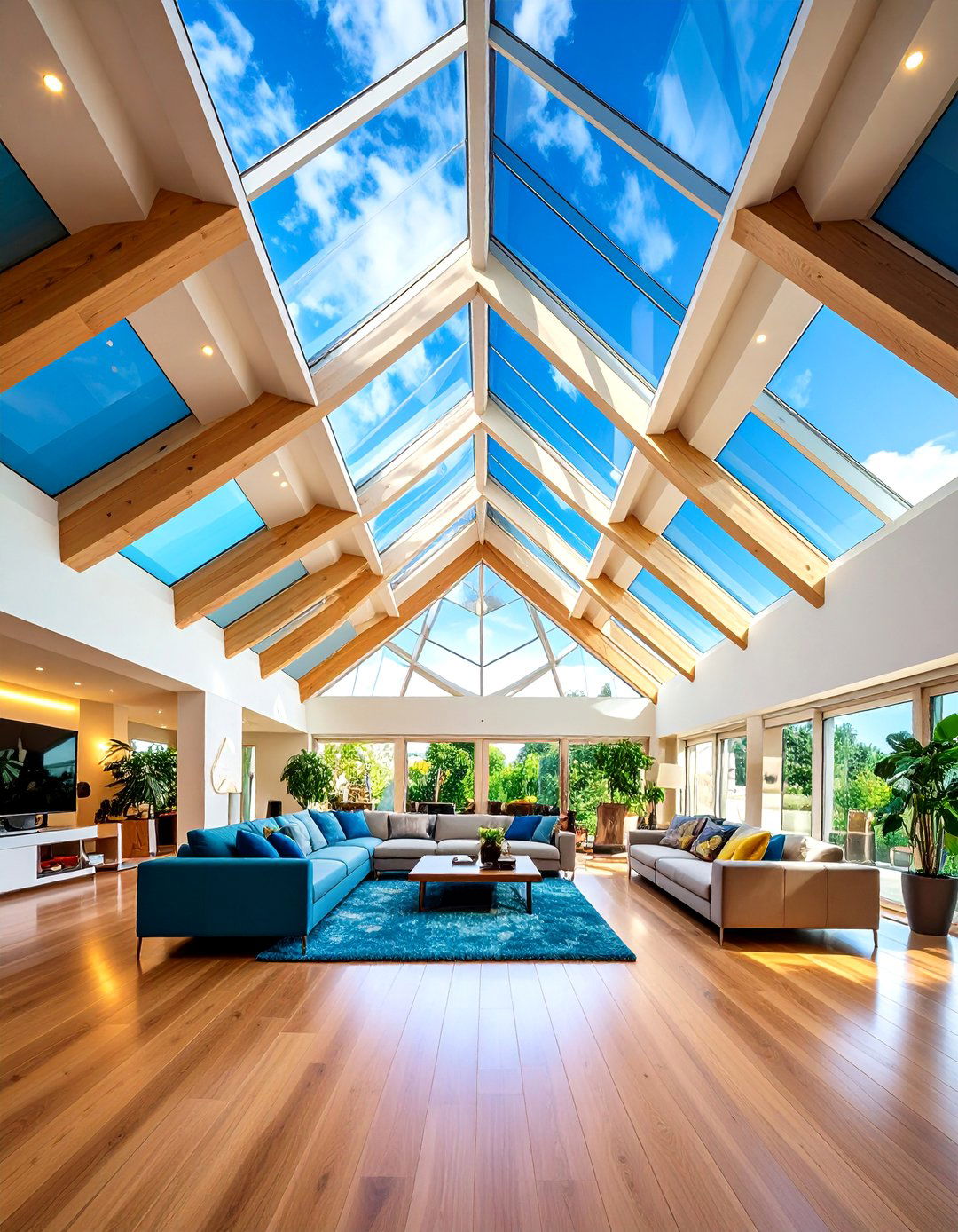 Cathedral Ceiling with Smart Home Technology - 20 Cathedral Ceiling Ideas