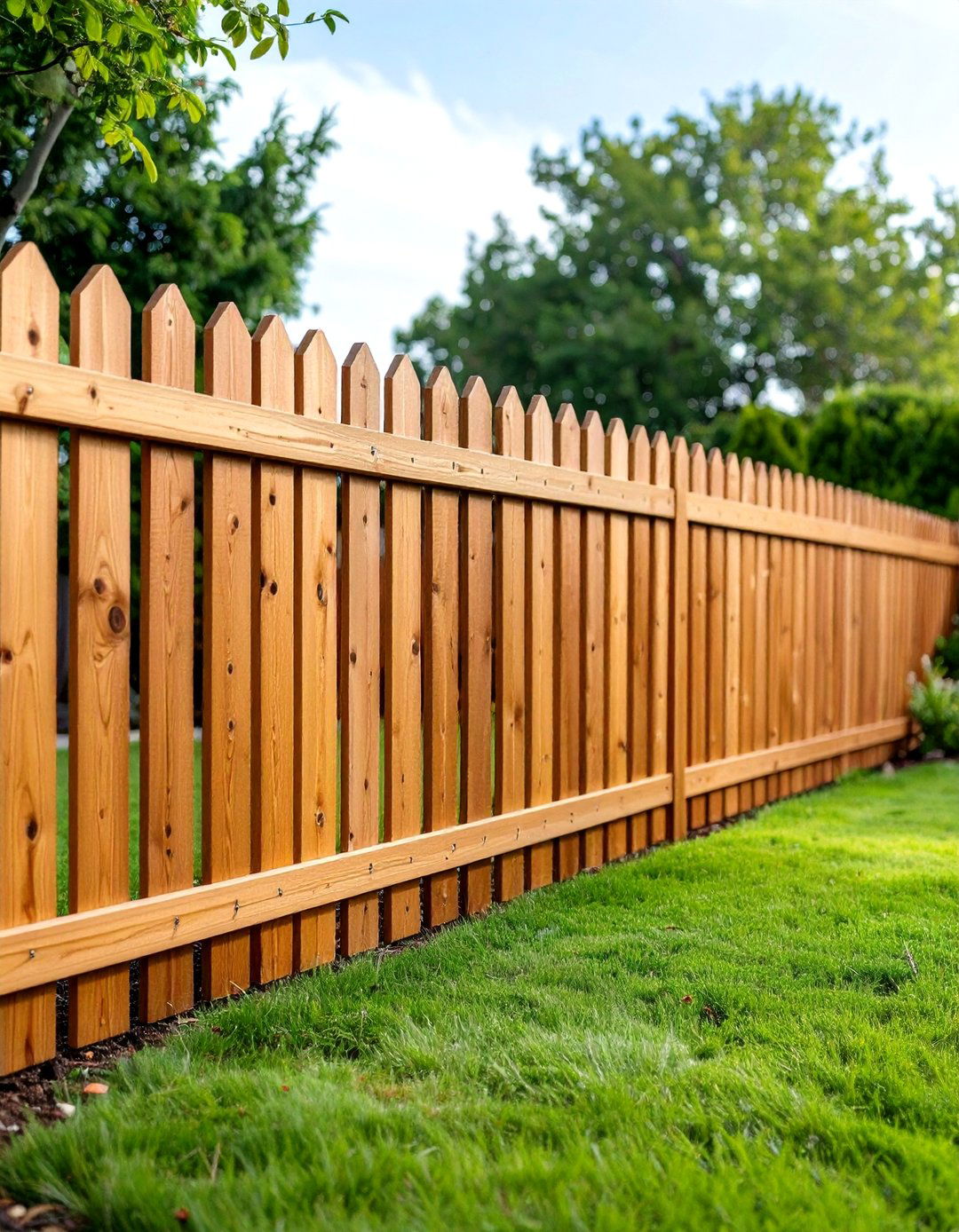 Cedar Fence Dog Ear Privacy Design - 20 Cedar Fence Ideas