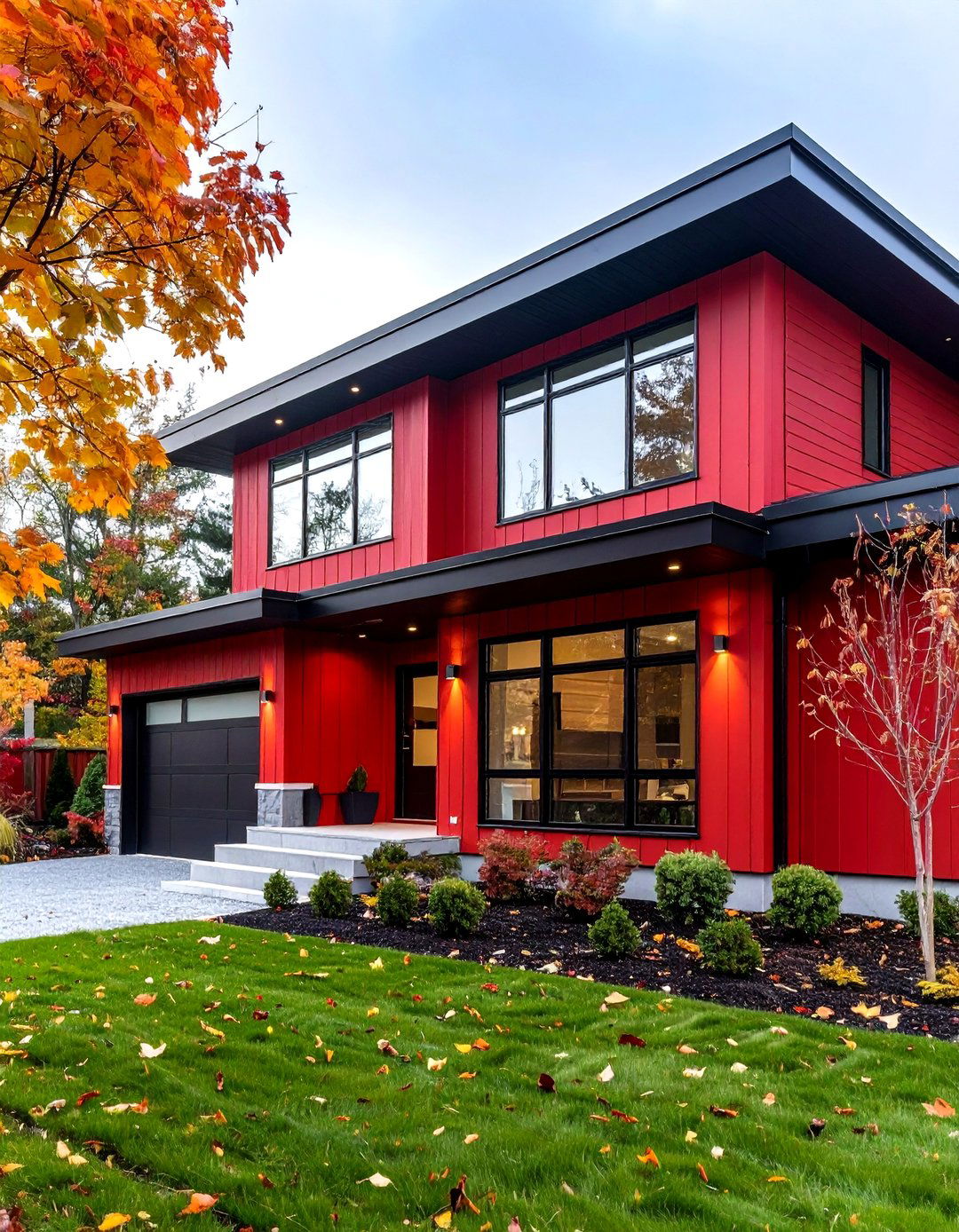 Cedar Shingle Red Exterior Cottage - 20 red home exterior ideas
