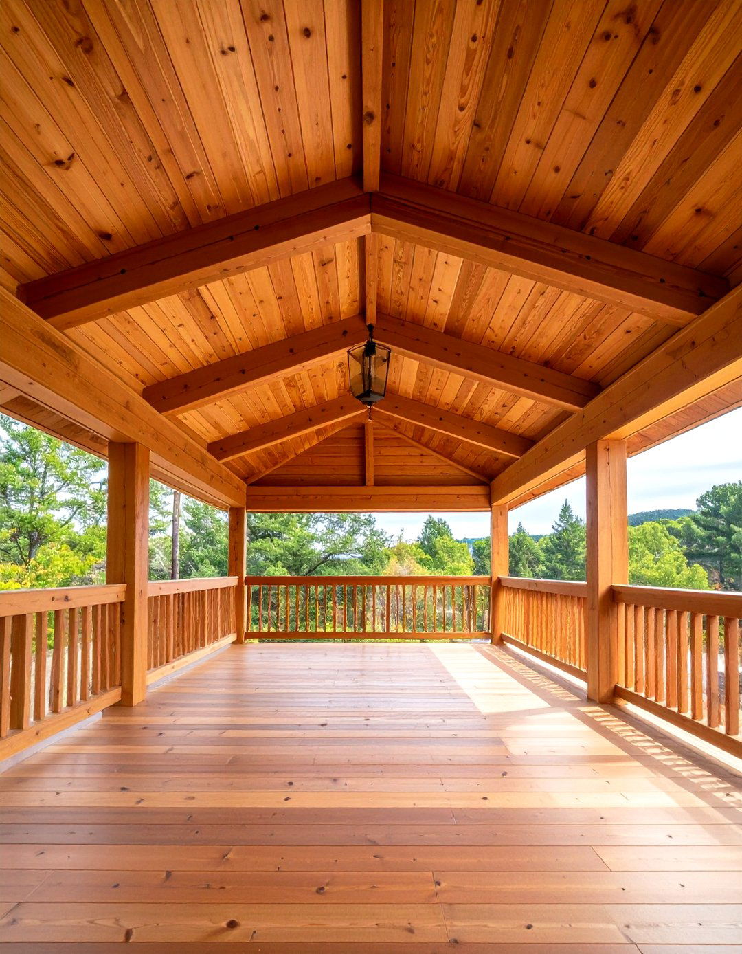 Cedar Wood Plank Ceiling Natural Beauty - 20 Wood Plank Ceiling Ideas