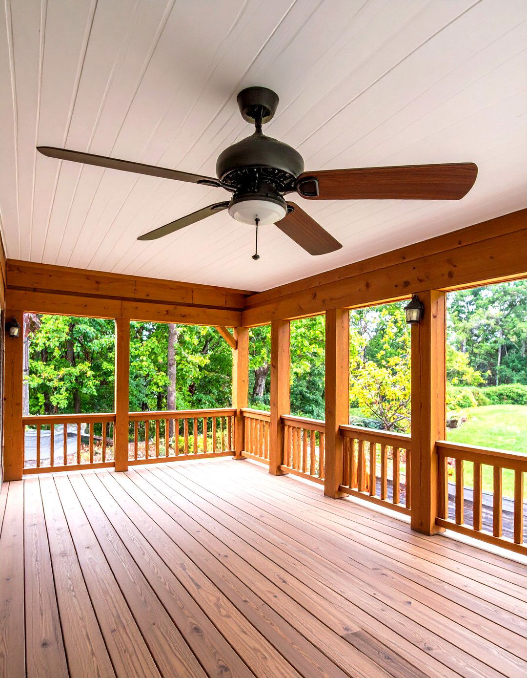 Ceiling Fans for Airflow - 20 Three Season Porch Ideas