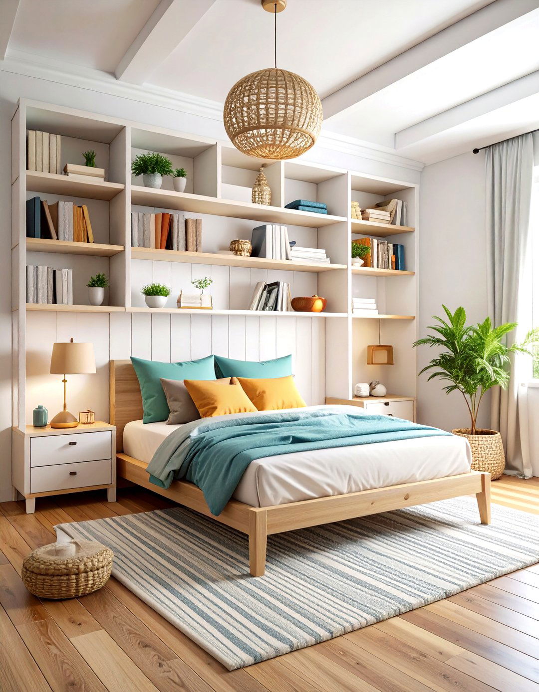 Ceiling High Shelves Small Bedroom Storage - 20 small bedroom storage ideas