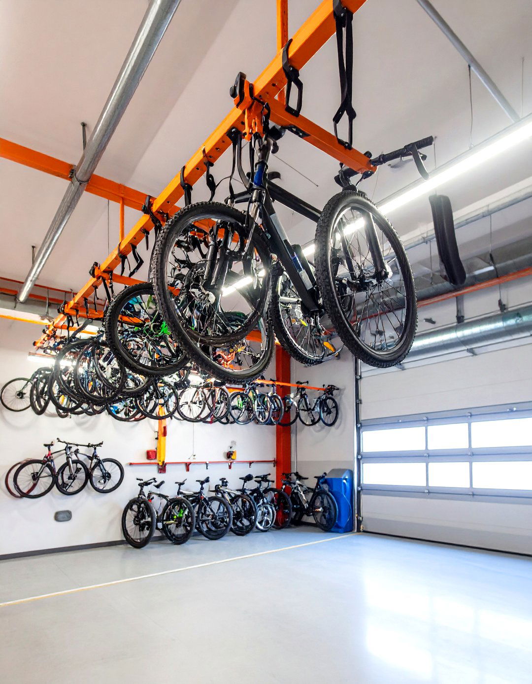 Ceiling Mounted Bike Racks - 20 Tiny House Storage Ideas