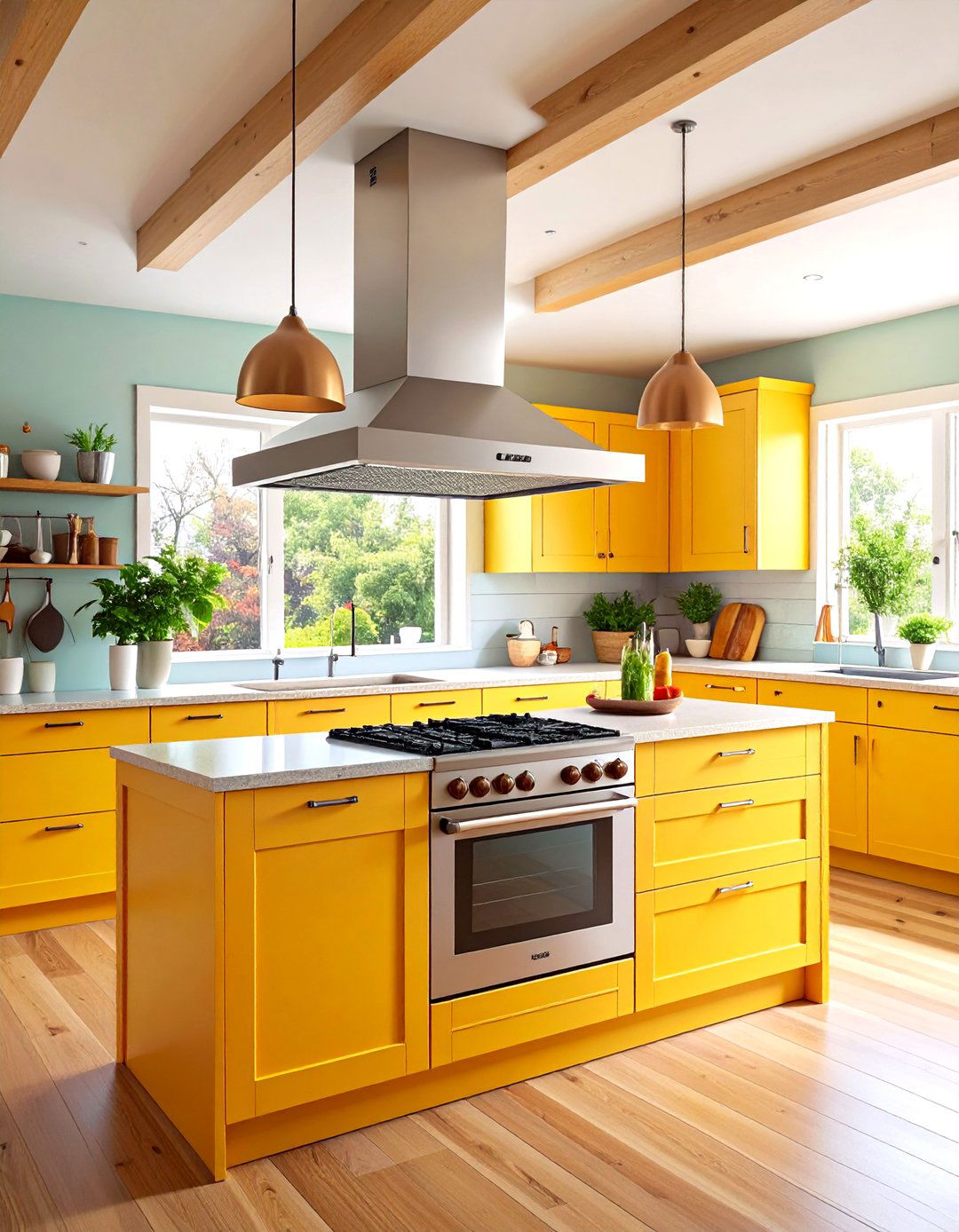 Ceiling Mounted Flush Range Hood - 20 Range Hood Ideas