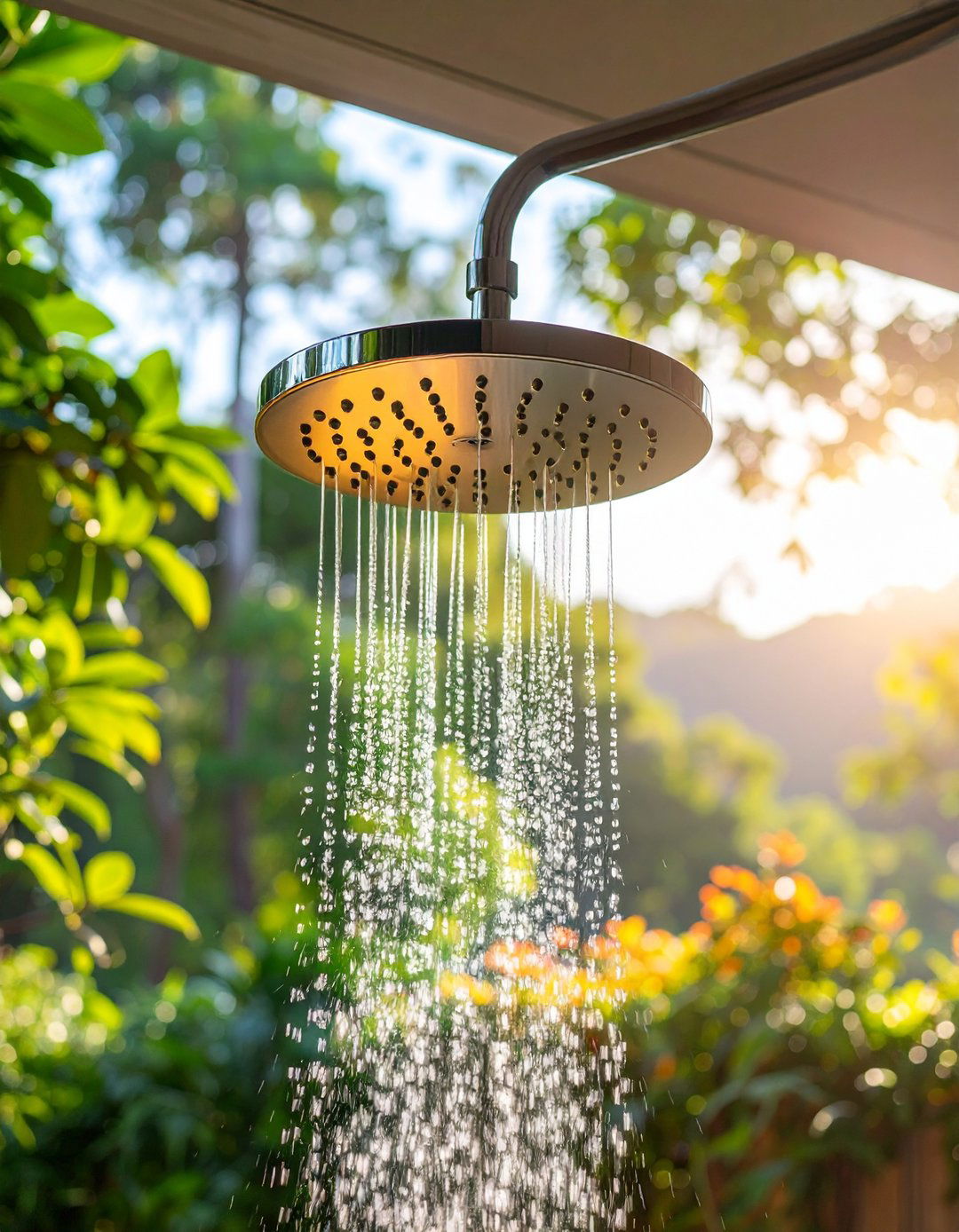Ceiling Mounted Rain Shower - 20 Bathroom Shower Ideas