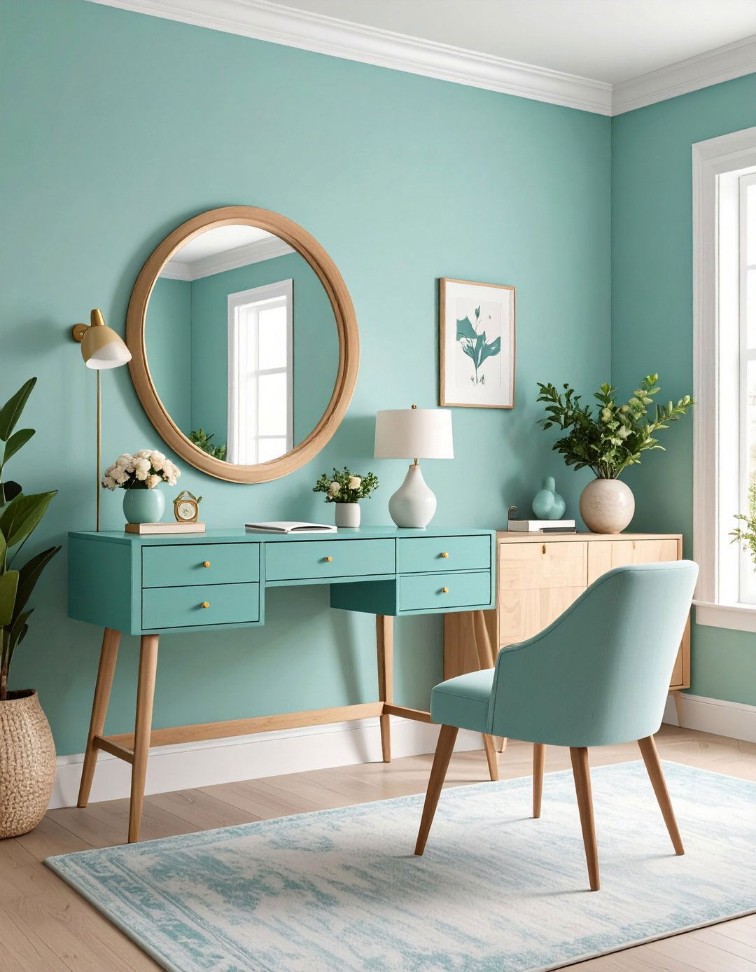 Celadon Green and Robins Egg Blue for Subtle Serenity - 20 Blue and Green Color Combos for Decorating