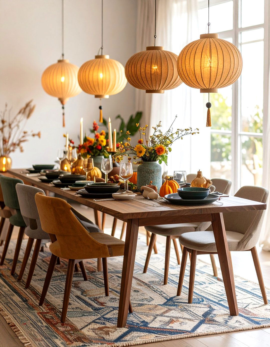 Celebrate Global Fusion Decor - 20 Dining Room Design Ideas