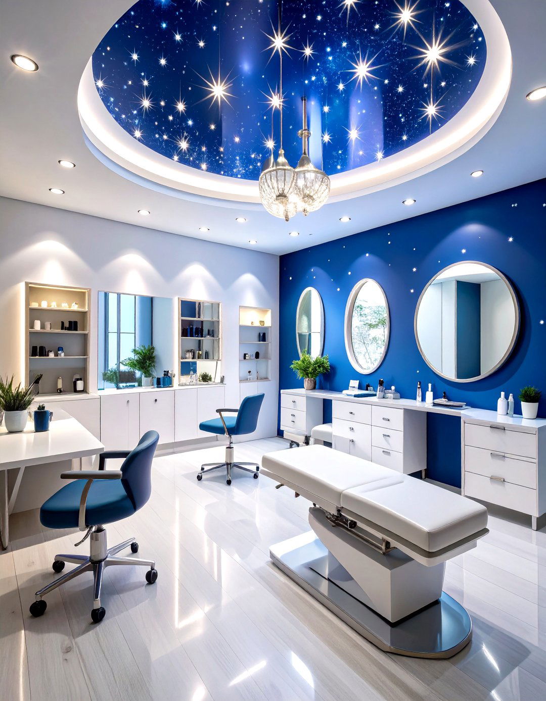 Celestial Lash Room - 20 Lash Room Ideas