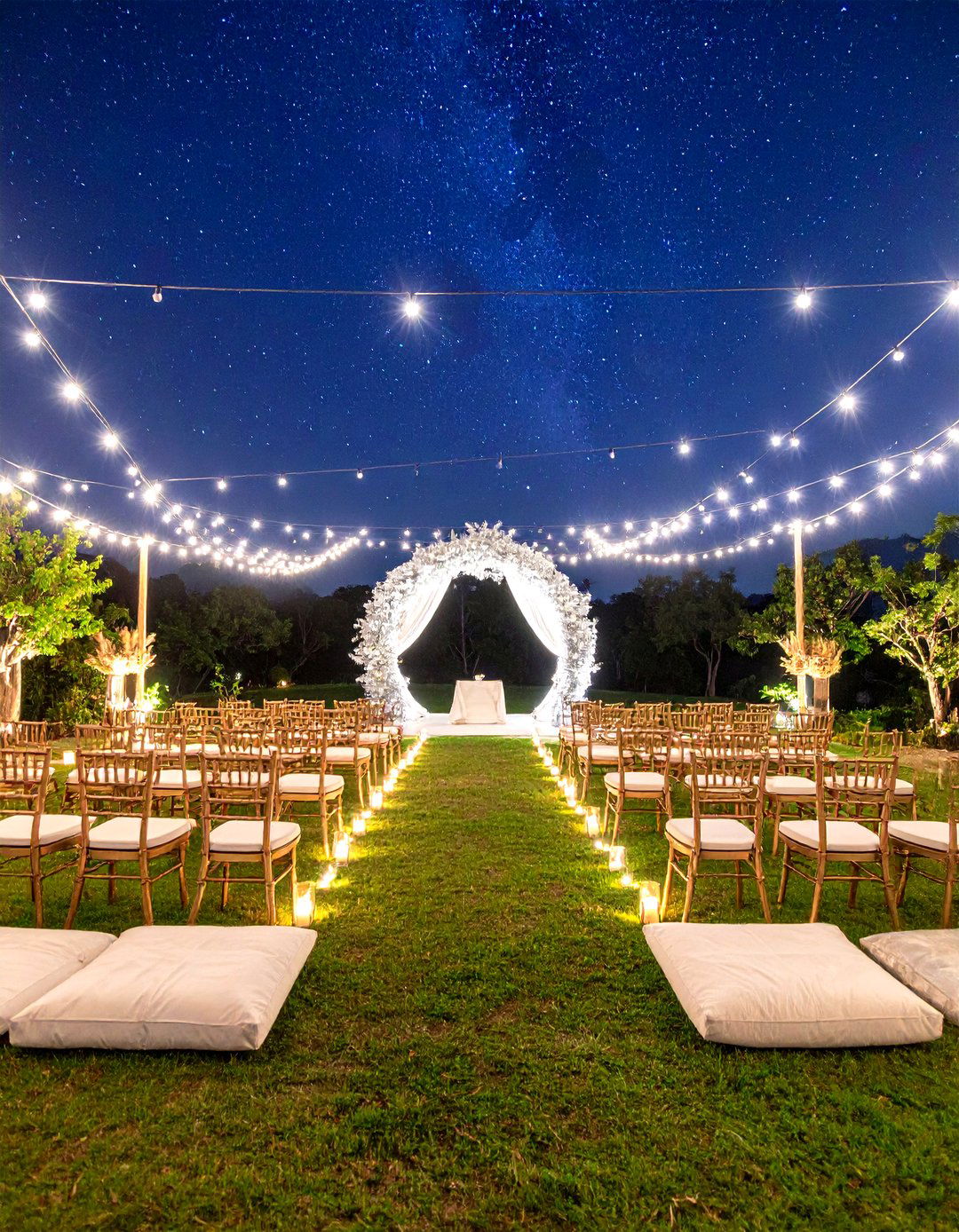 Celestial Night Wedding Ceremony - 20 Wedding Ceremony Ideas