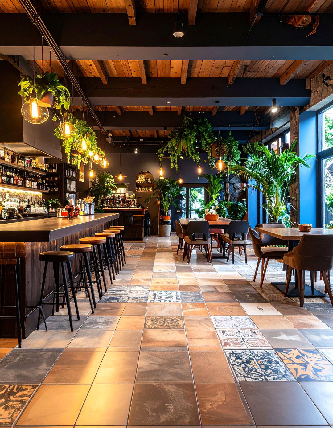 Ceramic Tile Man Cave Flooring - 20 Man Cave Flooring Ideas