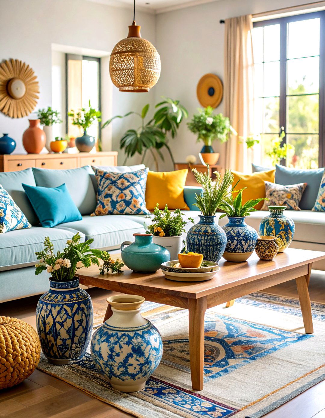 Ceramic and Terracotta Accessories - 20 Tuscan Living Room Ideas