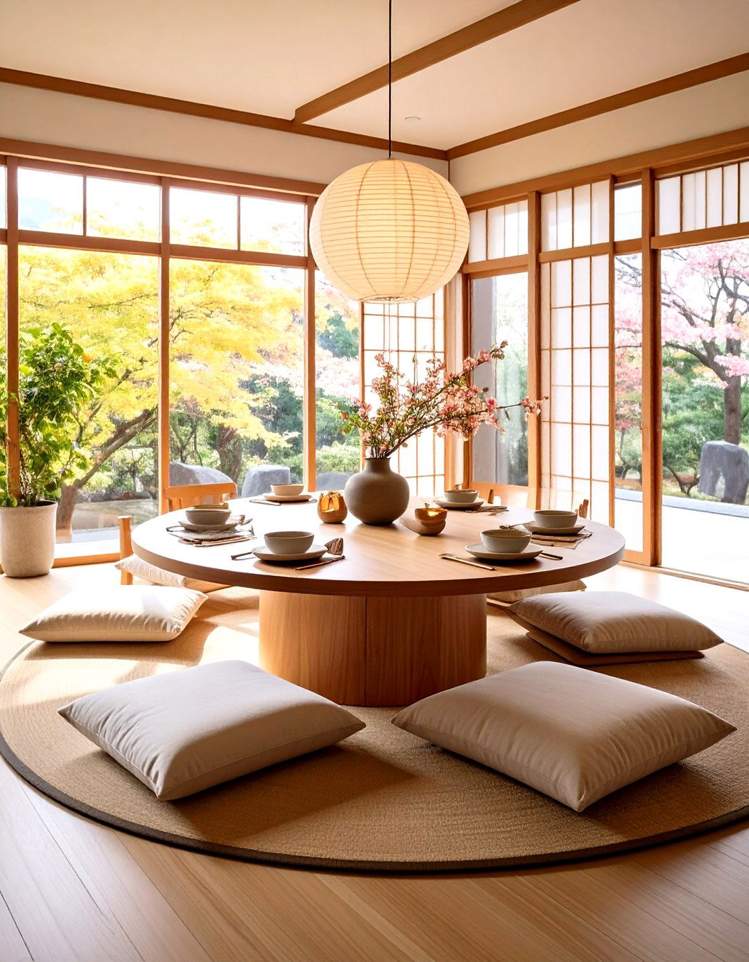 Chabudai Low Table Japanese Dining Room - 20 Japanese Dining Room Ideas