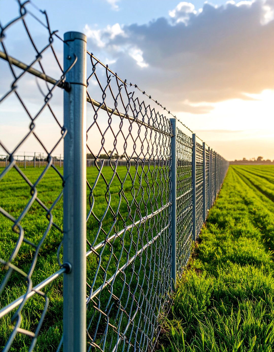 Chain Link Farm Fence - 20 Farm Fence Ideas