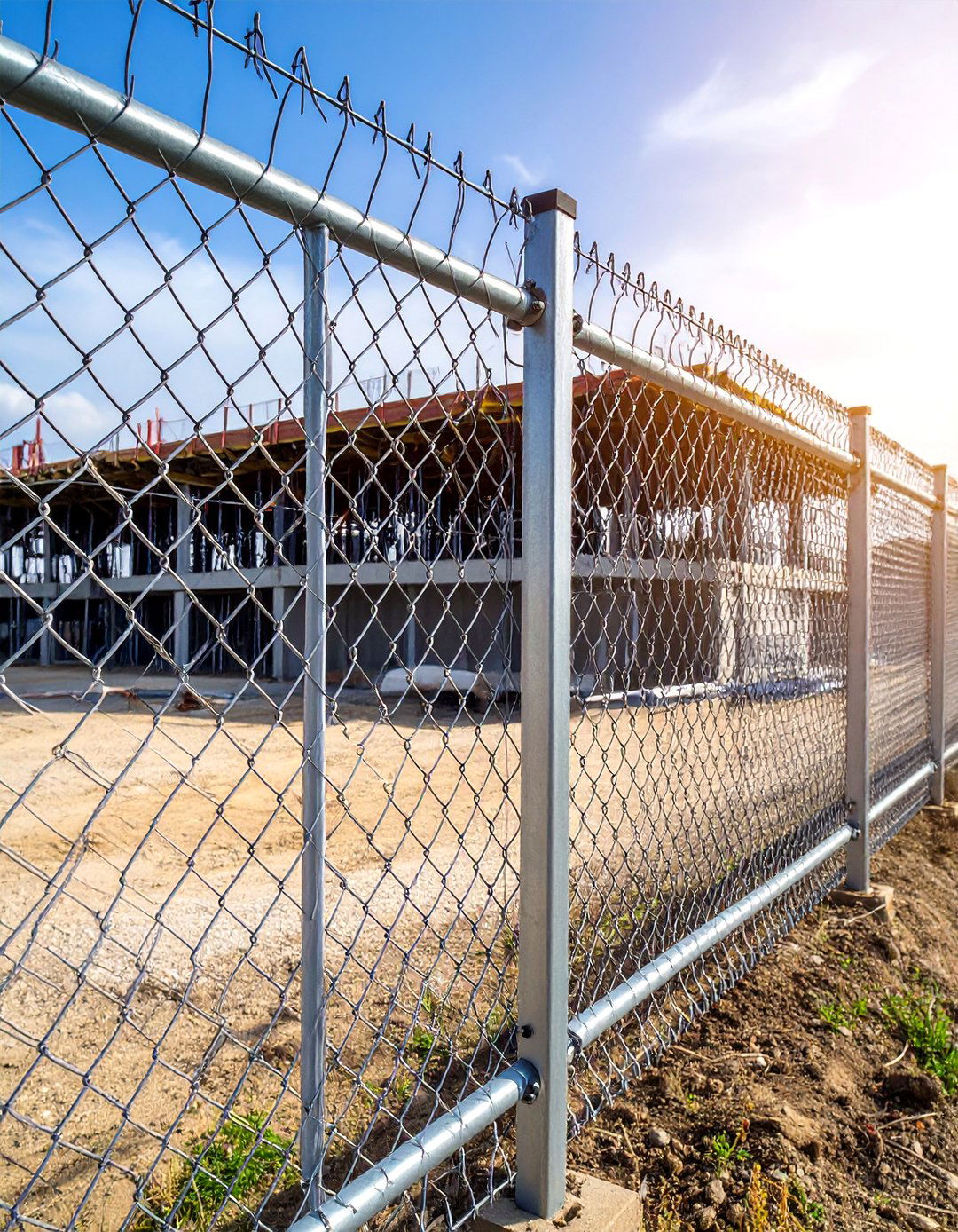 Chain Link Temporary Fencing - 20 Temporary Fence Ideas