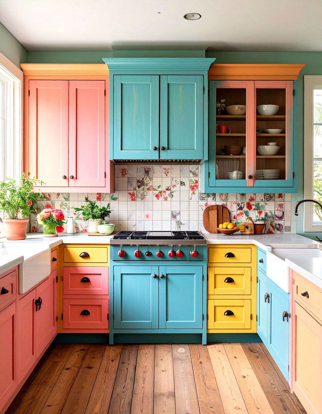 Chalk Paint Finishes - 20 Shabby Chic Kitchen Ideas