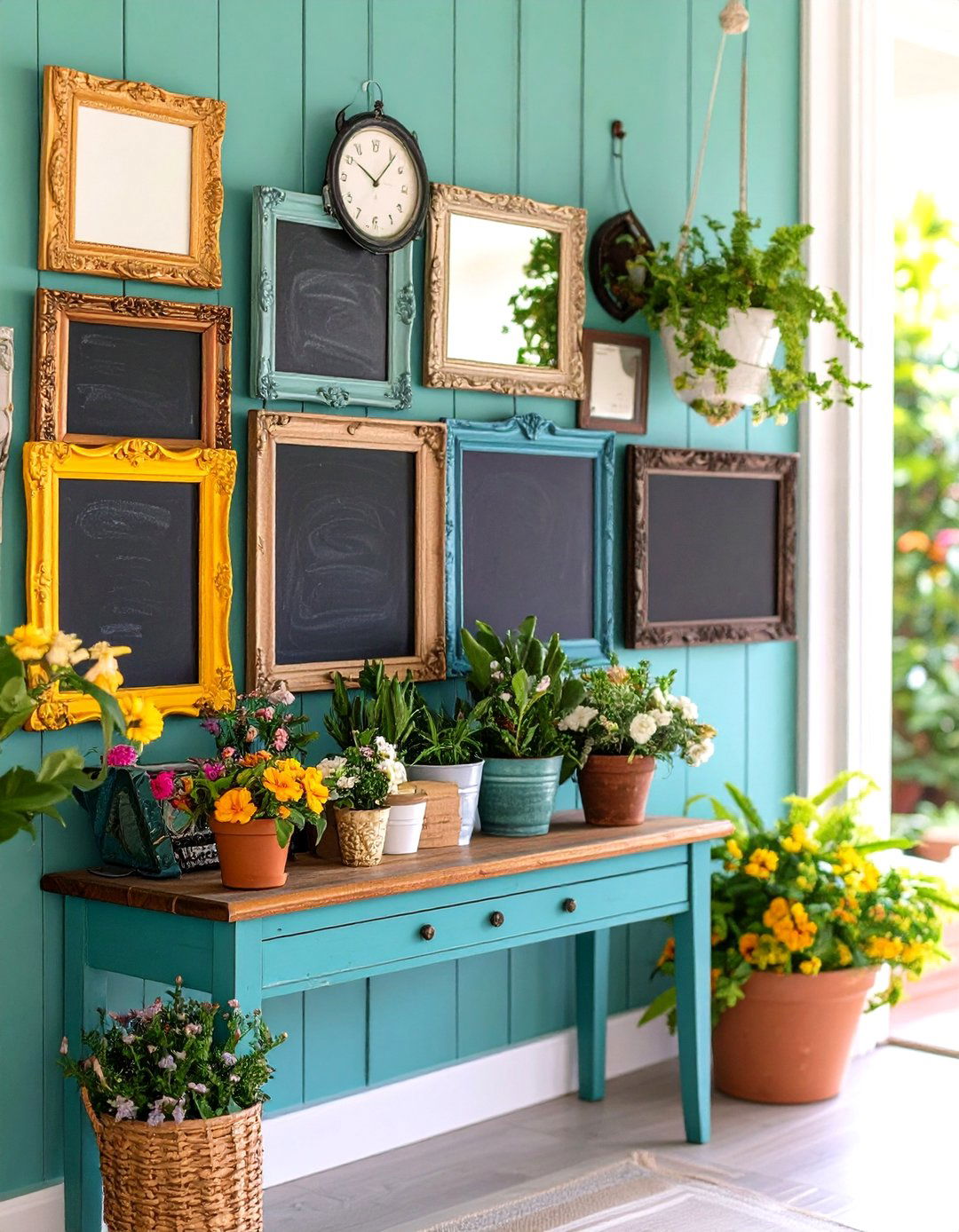 Chalkboard Framed Memo Board - 20 Chalkboard Ideas