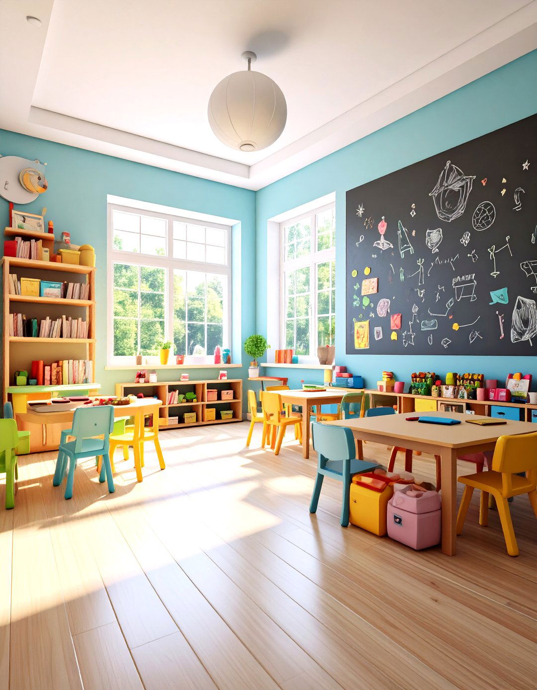 Chalkboard Wall - 20 Toddler Room Ideas