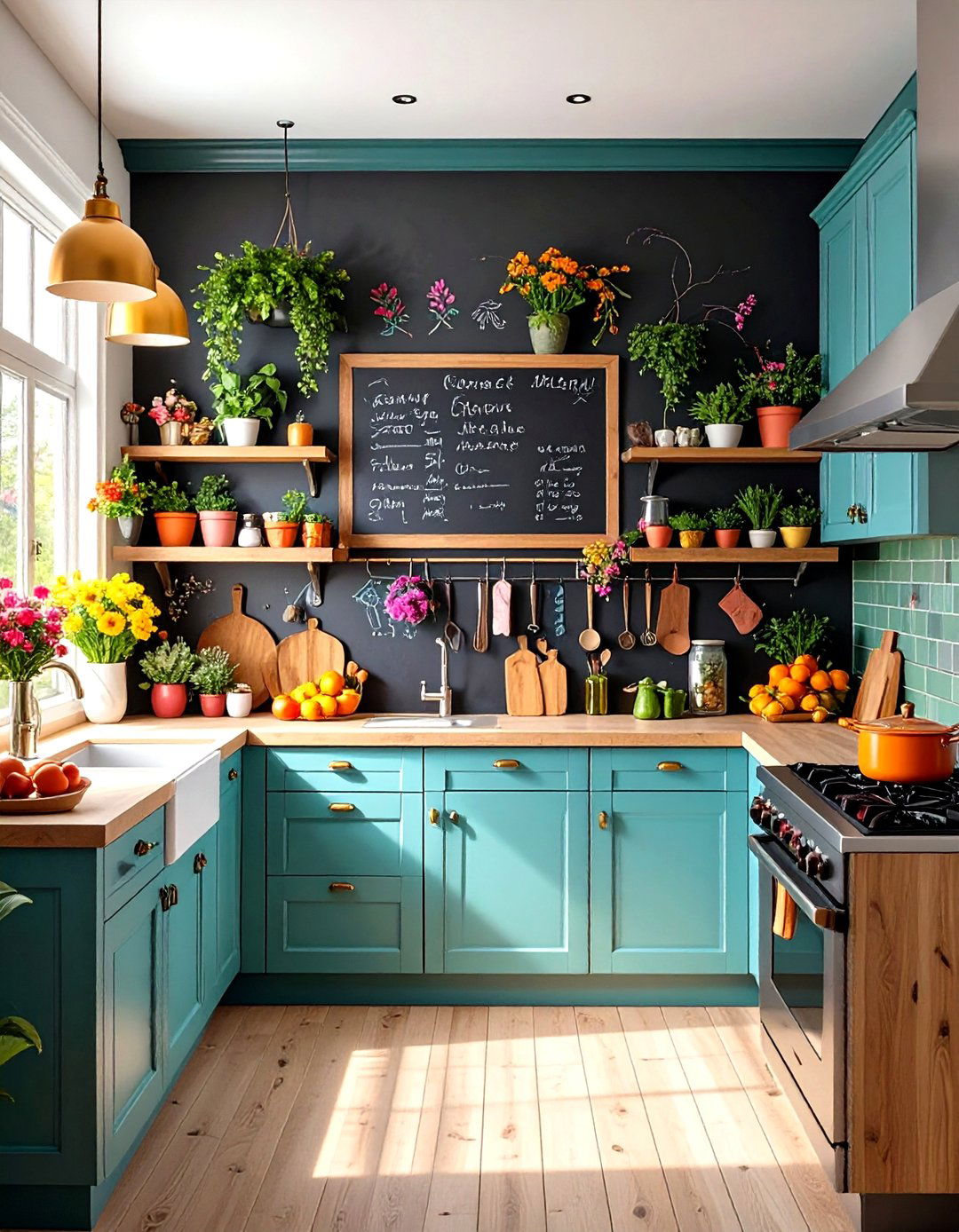 Chalkboard and Whiteboard Accent Areas - 20 Wall Decor Ideas