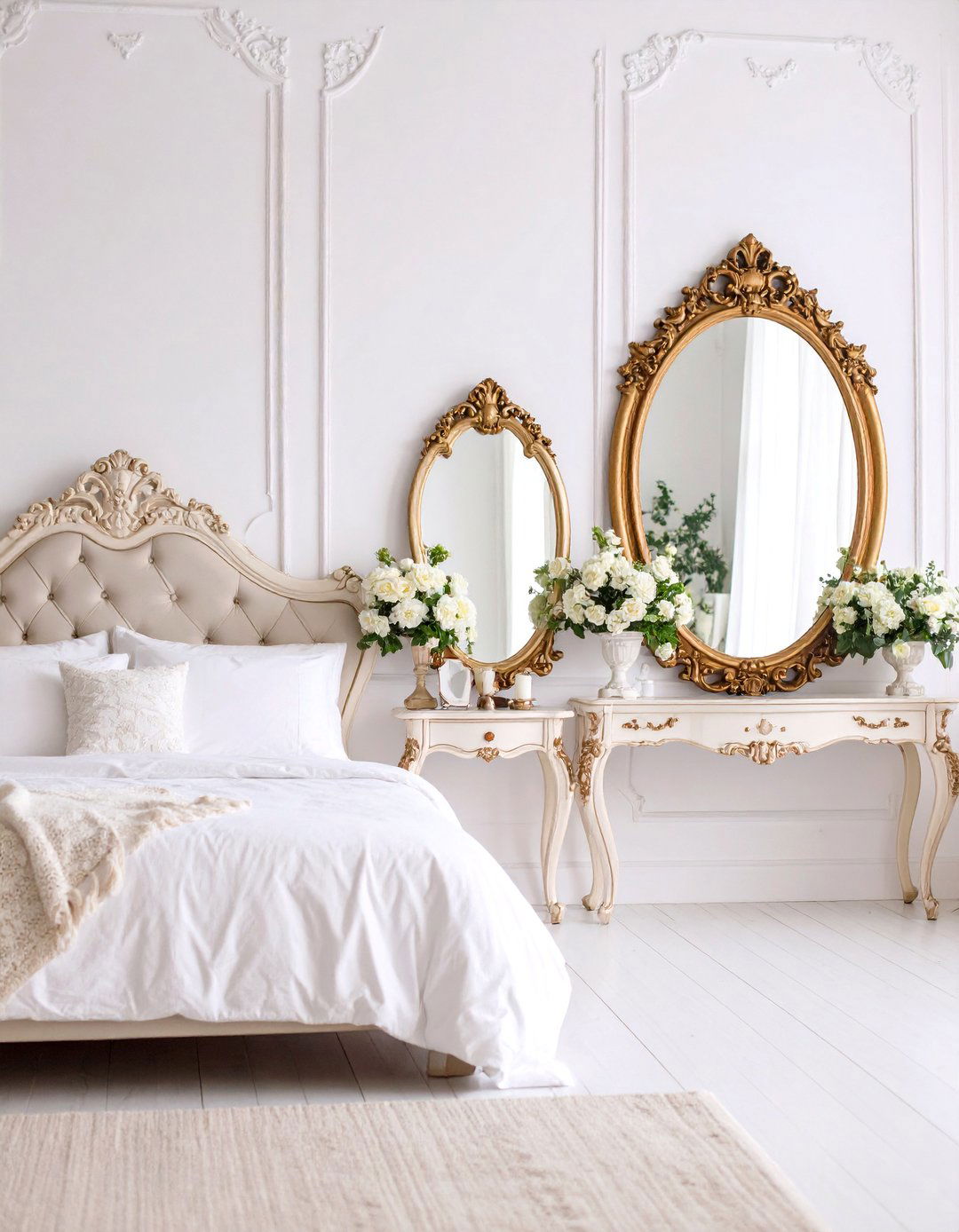 Chanel Bedroom Baroque Mirror Collection - 20 Chanel Bedroom Ideas