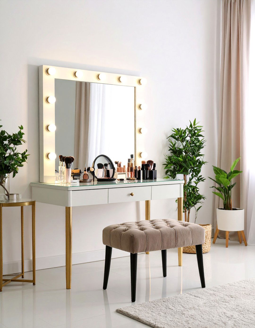 Chanel Bedroom Boutique Inspired Vanity Area - 20 Chanel Bedroom Ideas