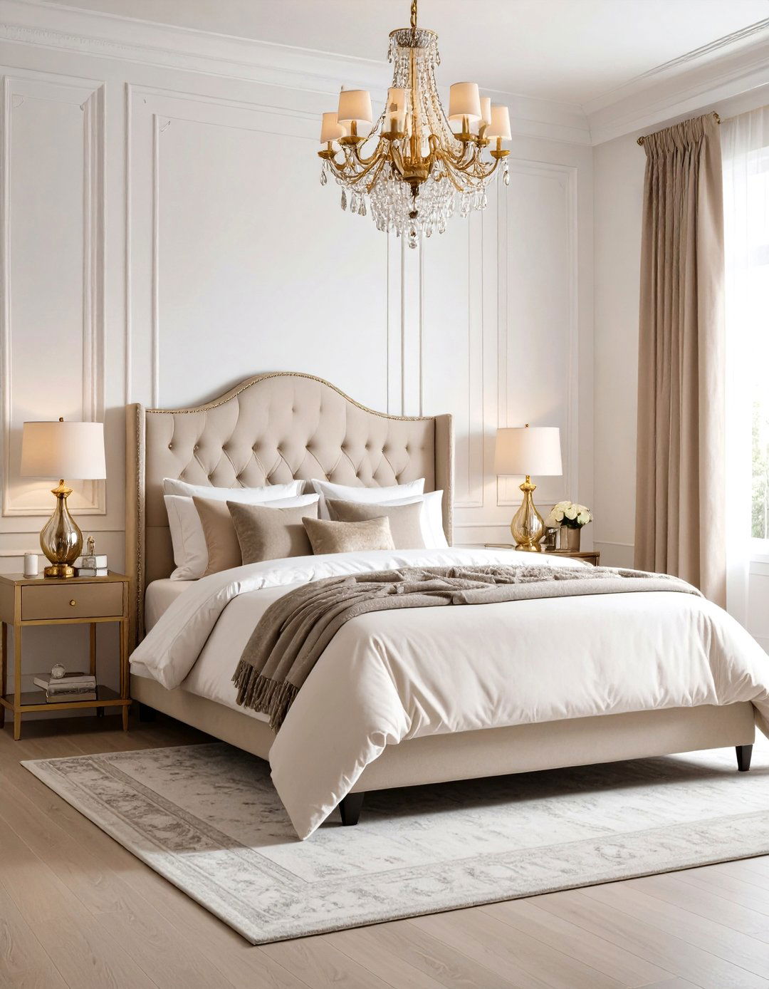 Chanel Bedroom Chain and Metal Accents - 20 Chanel Bedroom Ideas