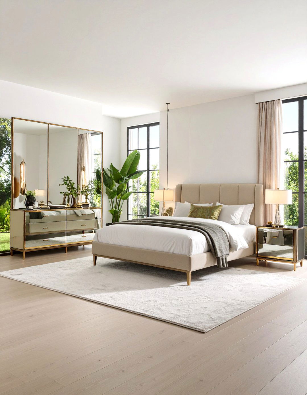 Chanel Bedroom Mirrored Furniture Collection - 20 Chanel Bedroom Ideas