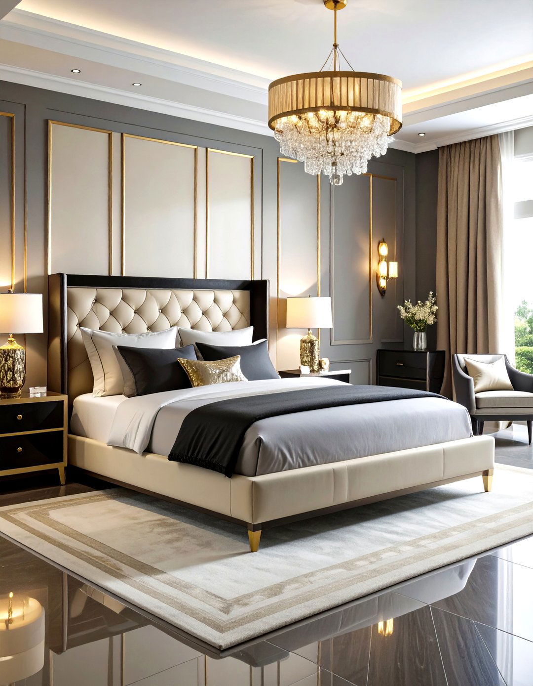 Channel a Hollywood Regency Palette - 20 Glam Bedroom Ideas