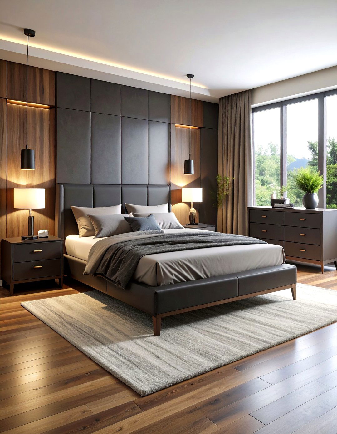 Charcoal Bedroom Furniture for Modern Sophistication - 20 Charcoal Bedroom Ideas