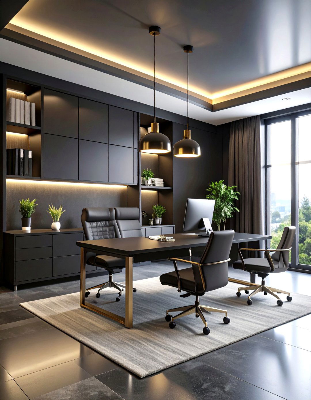 Charcoal Black Monochromatic Color Scheme for Rooms - 20 Monochromatic Color Schemes for Rooms