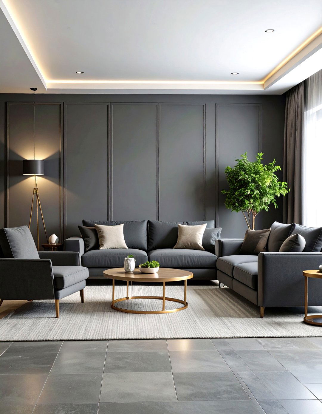 Charcoal Gray Home Theater Paint Colors - 20 Home Theater Paint Colors