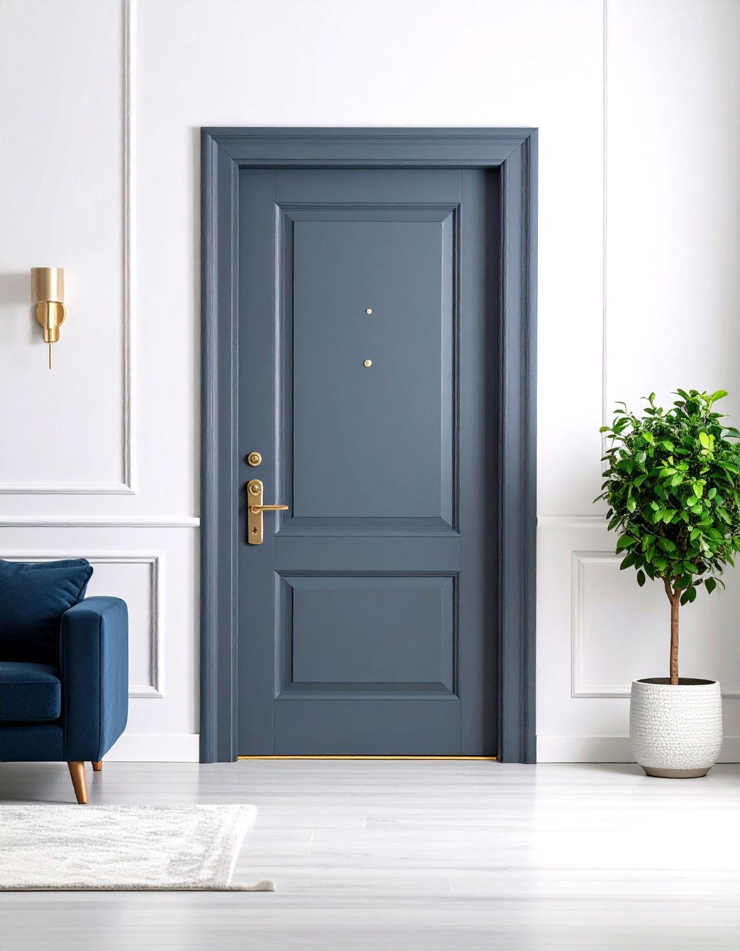 Charcoal Gray Interior Door Color - 20 Interior Door Color Ideas