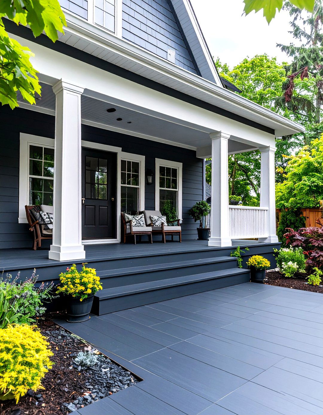 Charcoal Gray Porch Paint Colors - 20 Porch Paint Colors