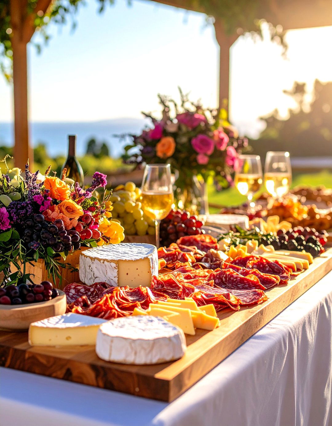 Charcuterie and Cheese Wedding Food Display - 20 Wedding Food Ideas