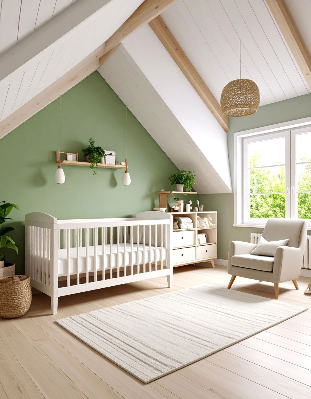 Charming Low Ceiling Small Attic Room Nursery - 20 Low Ceiling Small Attic Room Ideas