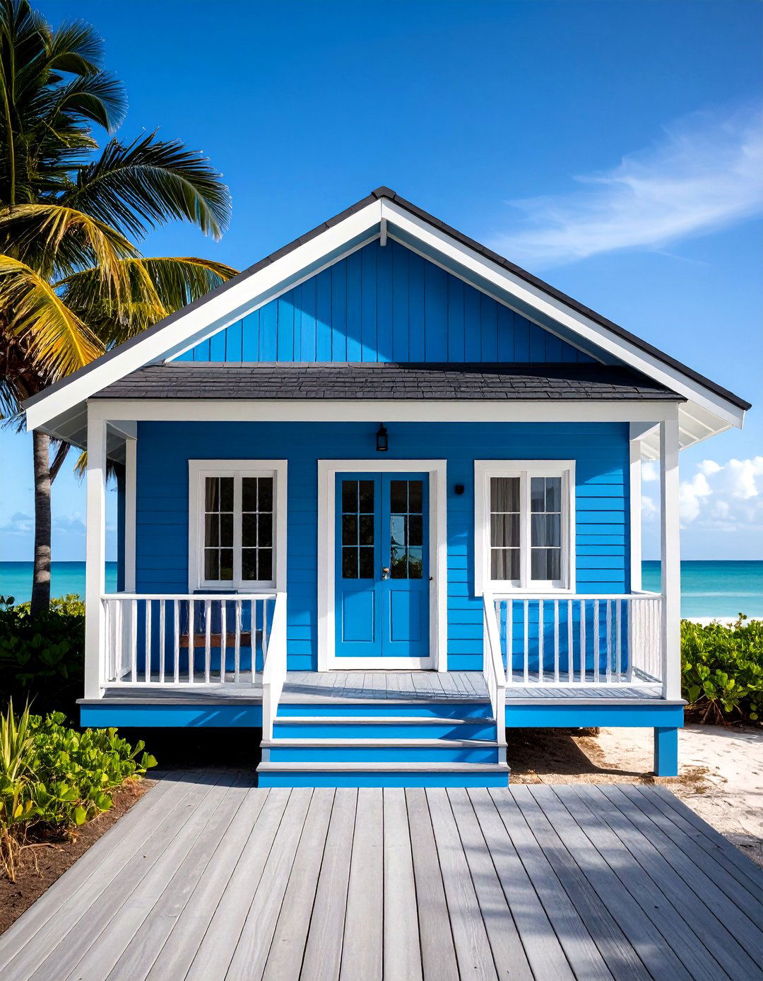 Cheerful Pacific Blue Exterior House Colors - 20 Exterior House Colors & Inspiration