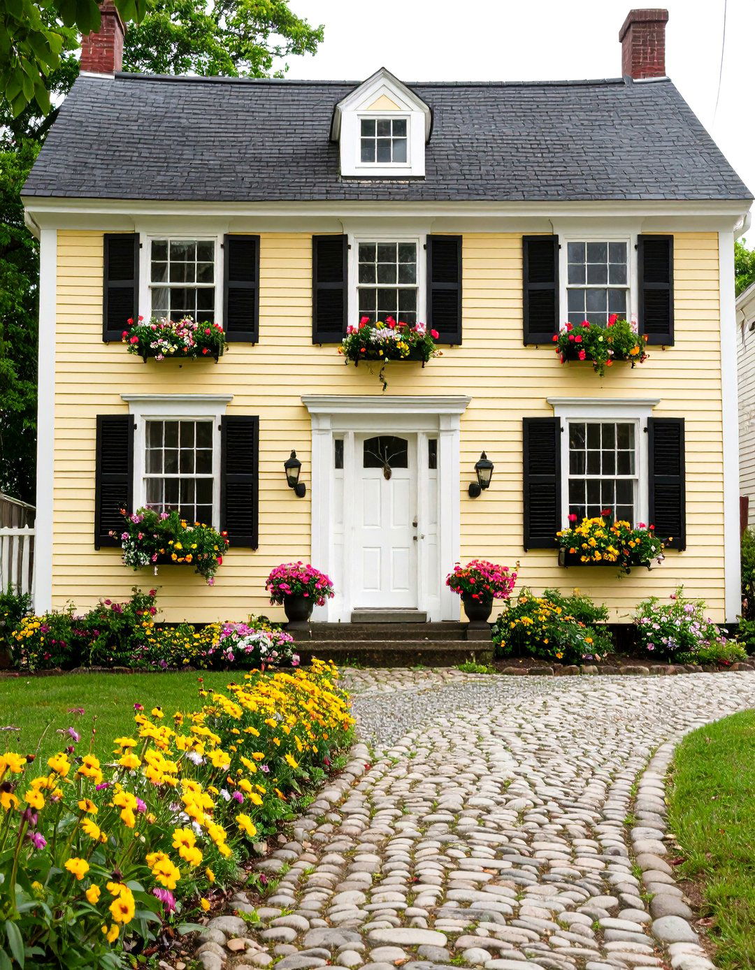 Cheerful Pale Yellow Exterior House Colors for Joyful Appeal - 20 Exterior House Colors & Inspiration