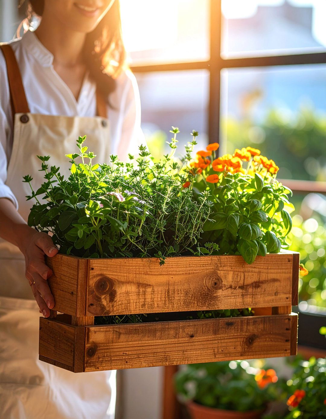 Chefs Herb Kitchen Box - 20 window box ideas