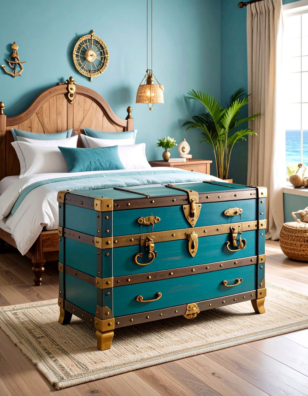 Chest Style Dresser in Pirate Bedroom Storage - 20 Pirate-themed Bedroom Ideas
