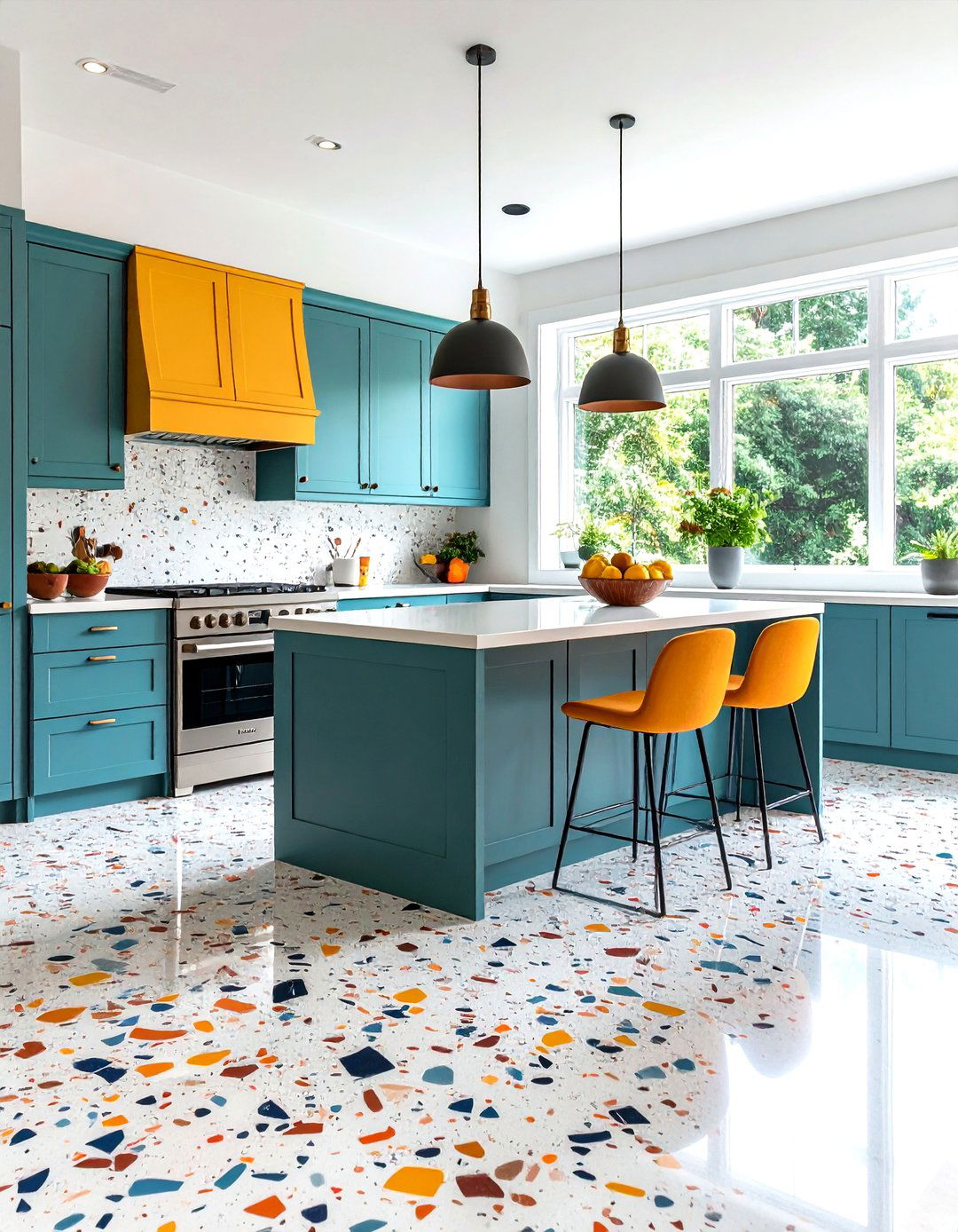 Chevron Pattern Linoleum Kitchen Flooring - 20 Linoleum Kitchen Flooring Ideas