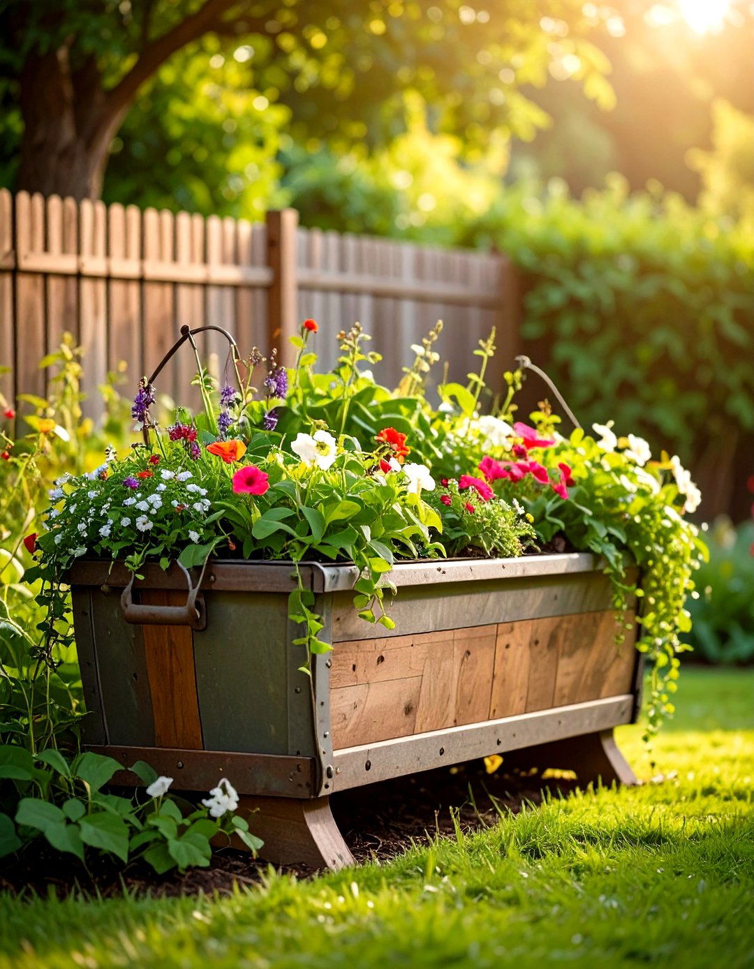 Chicken Feeder - 20 Vintage Garden Ideas