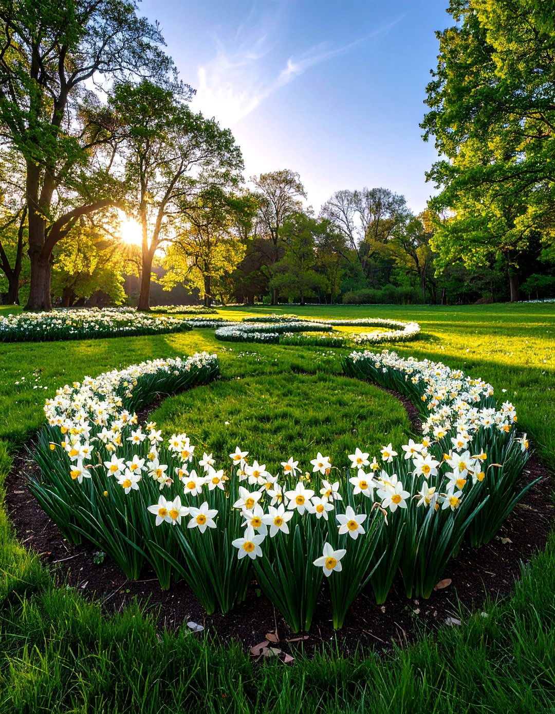 Child Friendly Daffodil Discovery Circle - 20 Daffodil Garden Ideas