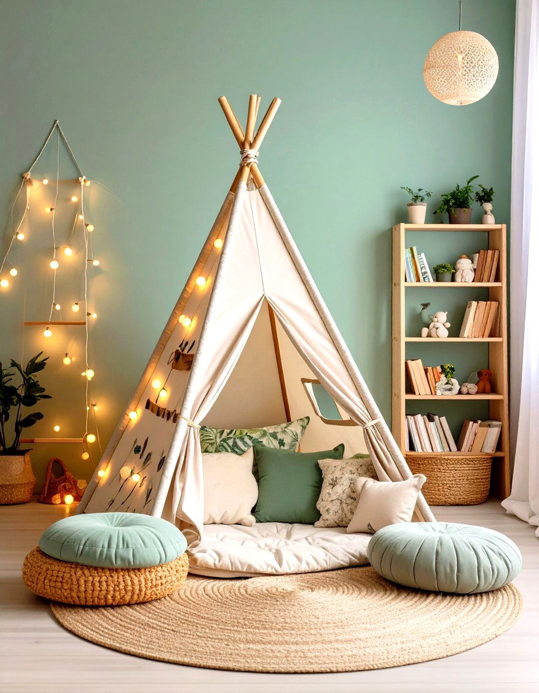 Child Friendly Forest Adventure Nook - 20 Forest Themed Bedroom Ideas