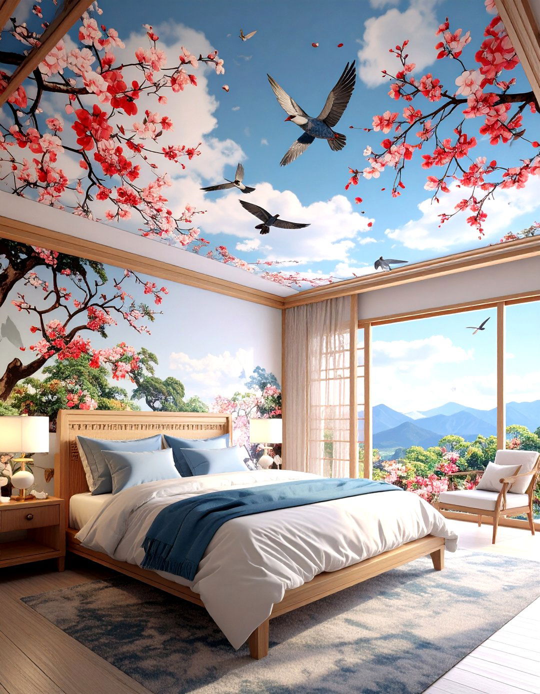 Chinoiserie Bedroom Dramatic Ceiling Treatments - 20 Chinoiserie Bedroom Ideas