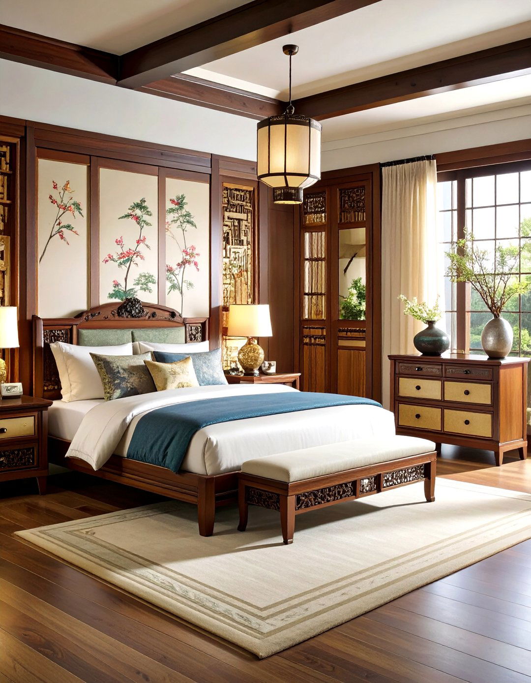 Chinoiserie Bedroom Lacquered Furniture Collection - 20 Chinoiserie Bedroom Ideas