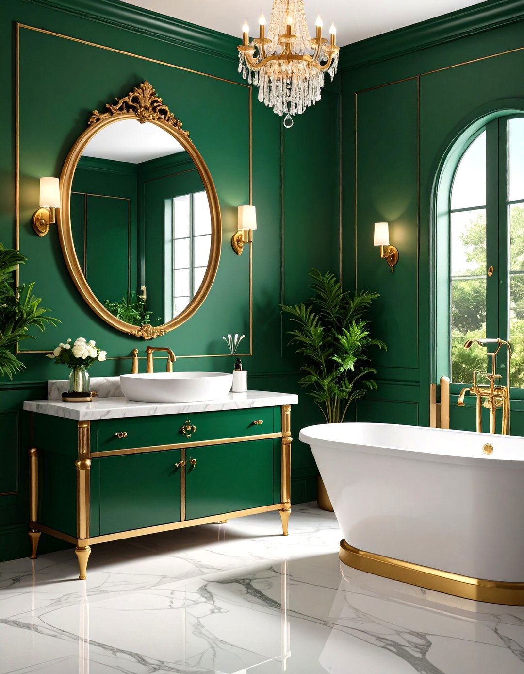Chinoiserie Powder Room - 20 Powder Room Ideas