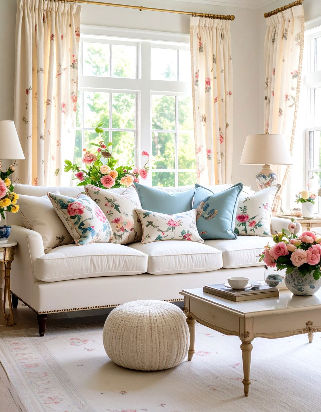 Chinoiserie Soft Furnishing Focus Living Room - 20 Chinoiserie Living Room Ideas