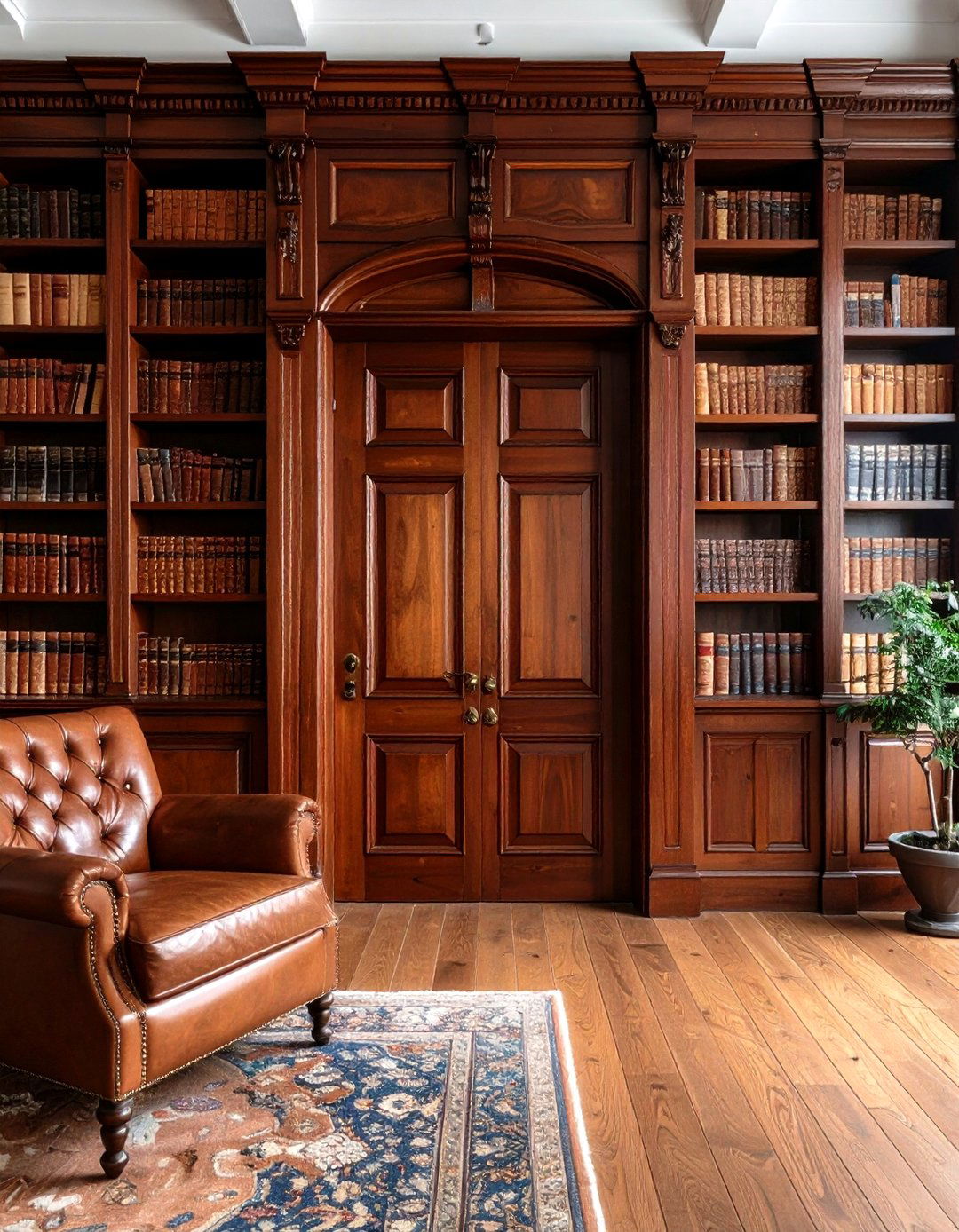 Chocolate Brown Interior Door Color - 20 Interior Door Color Ideas