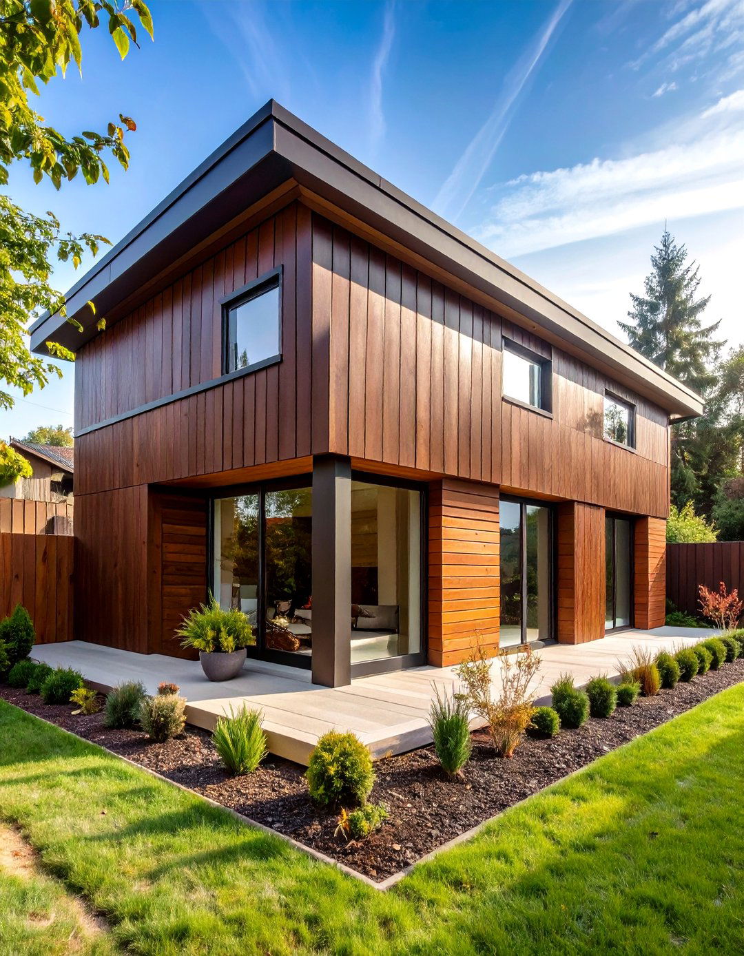 Chocolate Brown Metal Siding Contemporary - 20 Chocolate Brown House Exterior Design Ideas