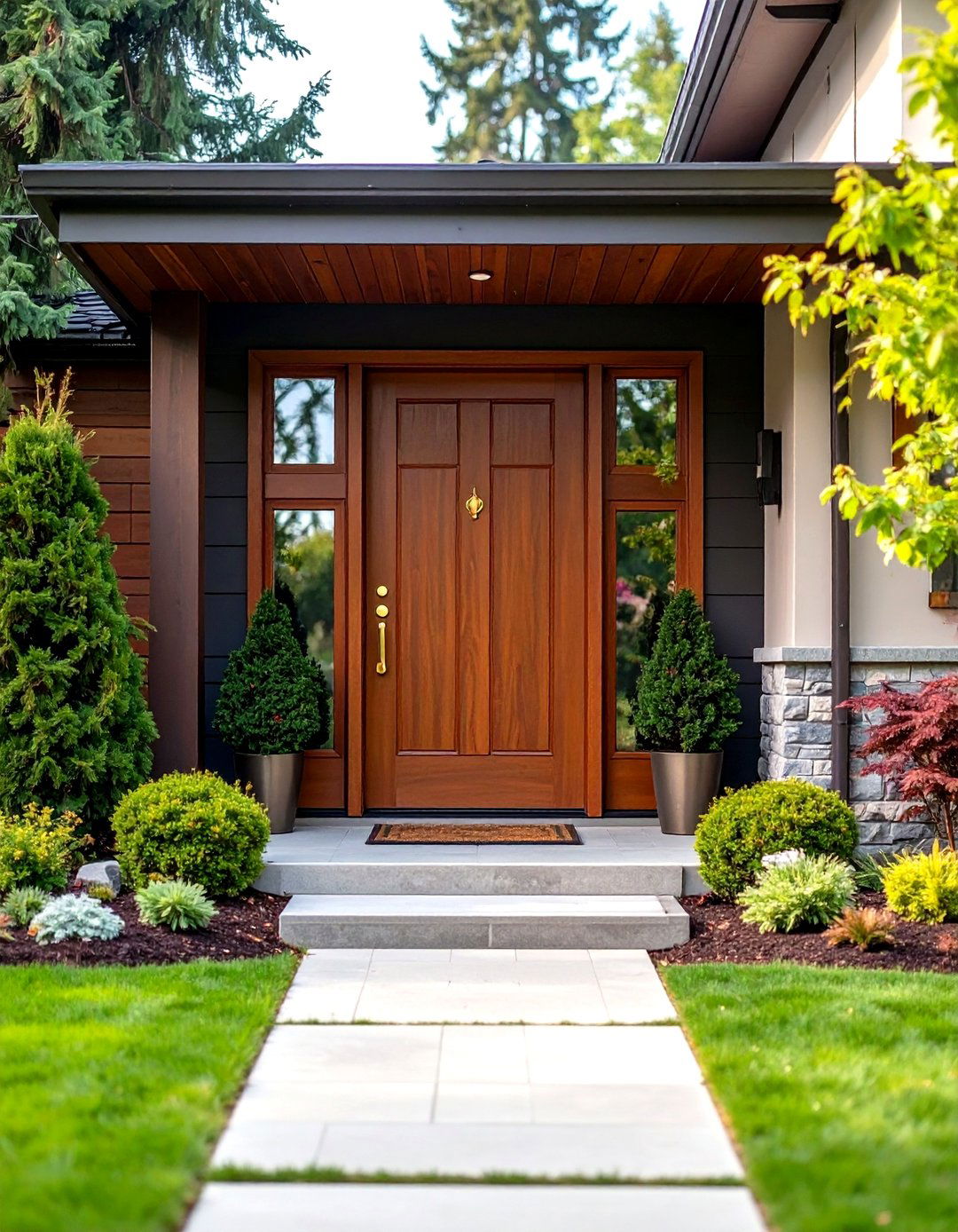 Chocolate Brown Mid Century Front Door - 20 Mid Century Front Door Colors