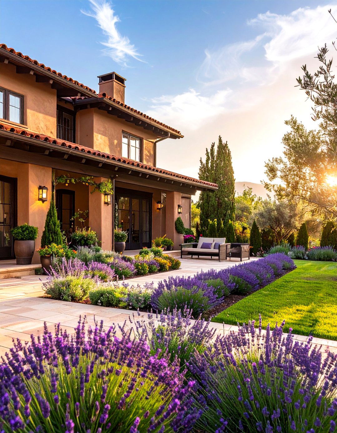 Chocolate Brown Stucco Mediterranean Style - 20 Chocolate Brown House Exterior Design Ideas